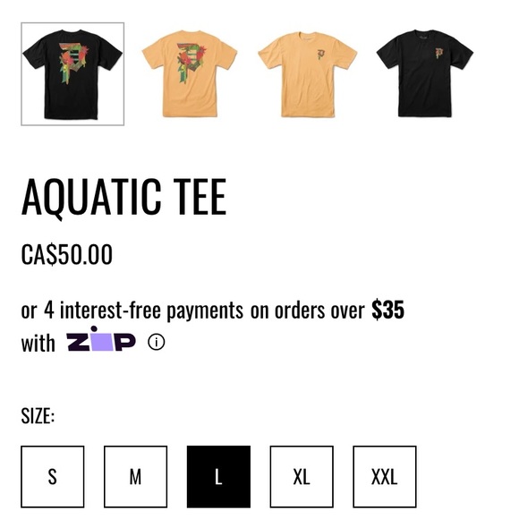 NWT Primitive Aquatic Tee - Picture 3 of 3